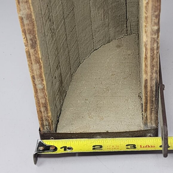 Rustic Wood Wall-Mount Mailbox With Bear & Pine‎ Tree Accents - Picture 10 of 11